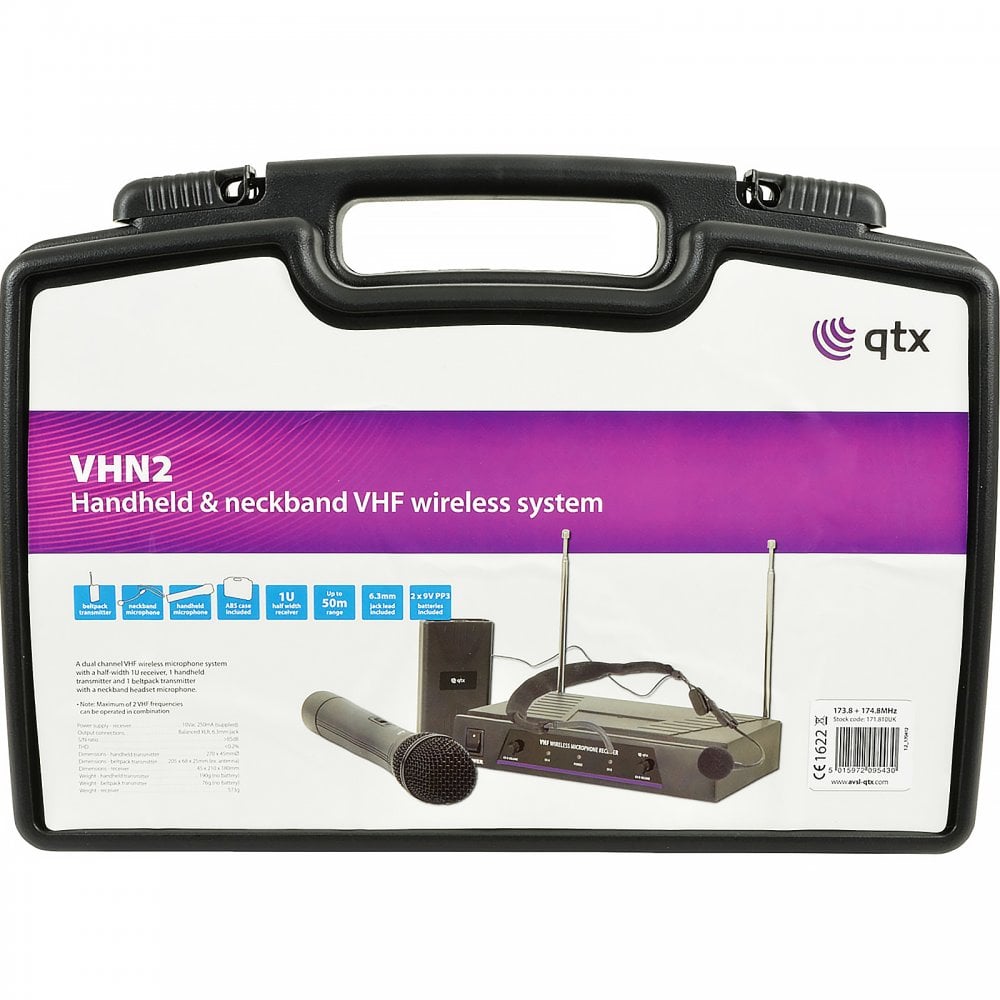 VHF Wireless Radio Microphone Handheld Headset