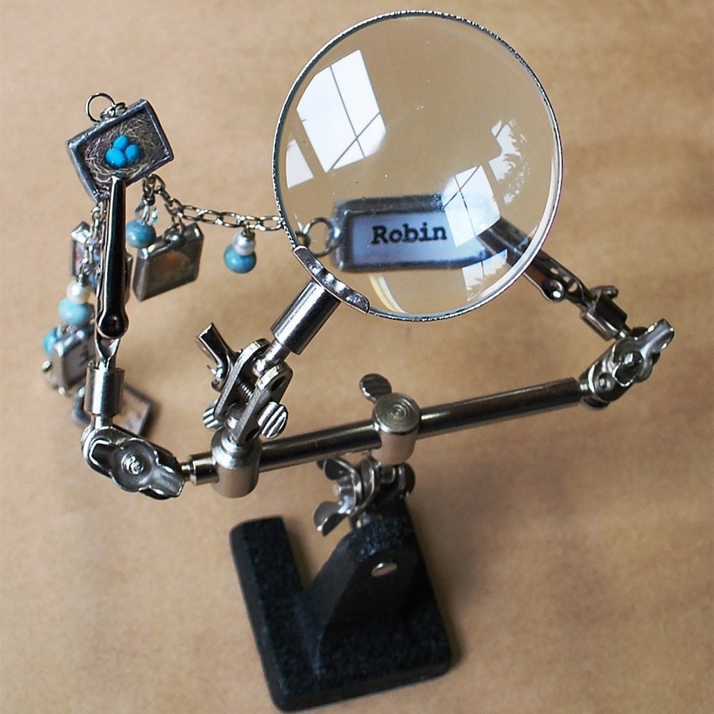 Helping Hands Positioning Clips With Magnifer