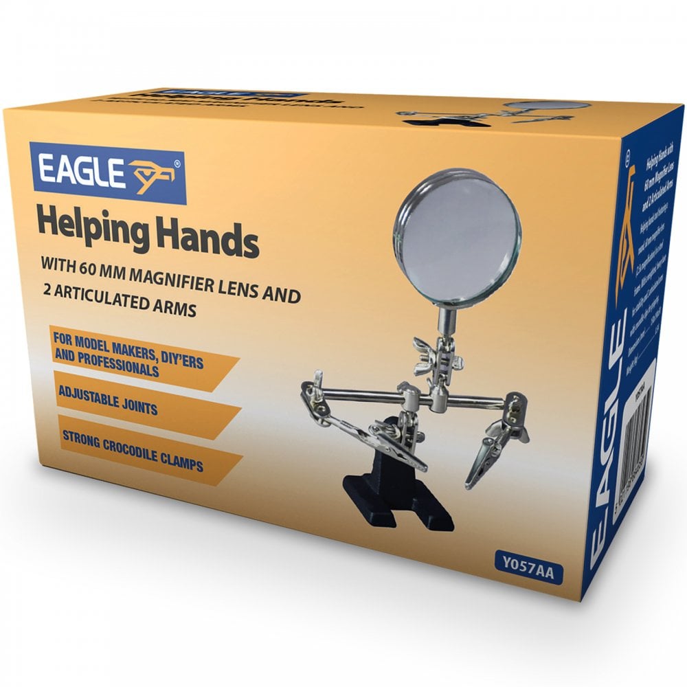 Helping Hands Positioning Clips With Magnifer