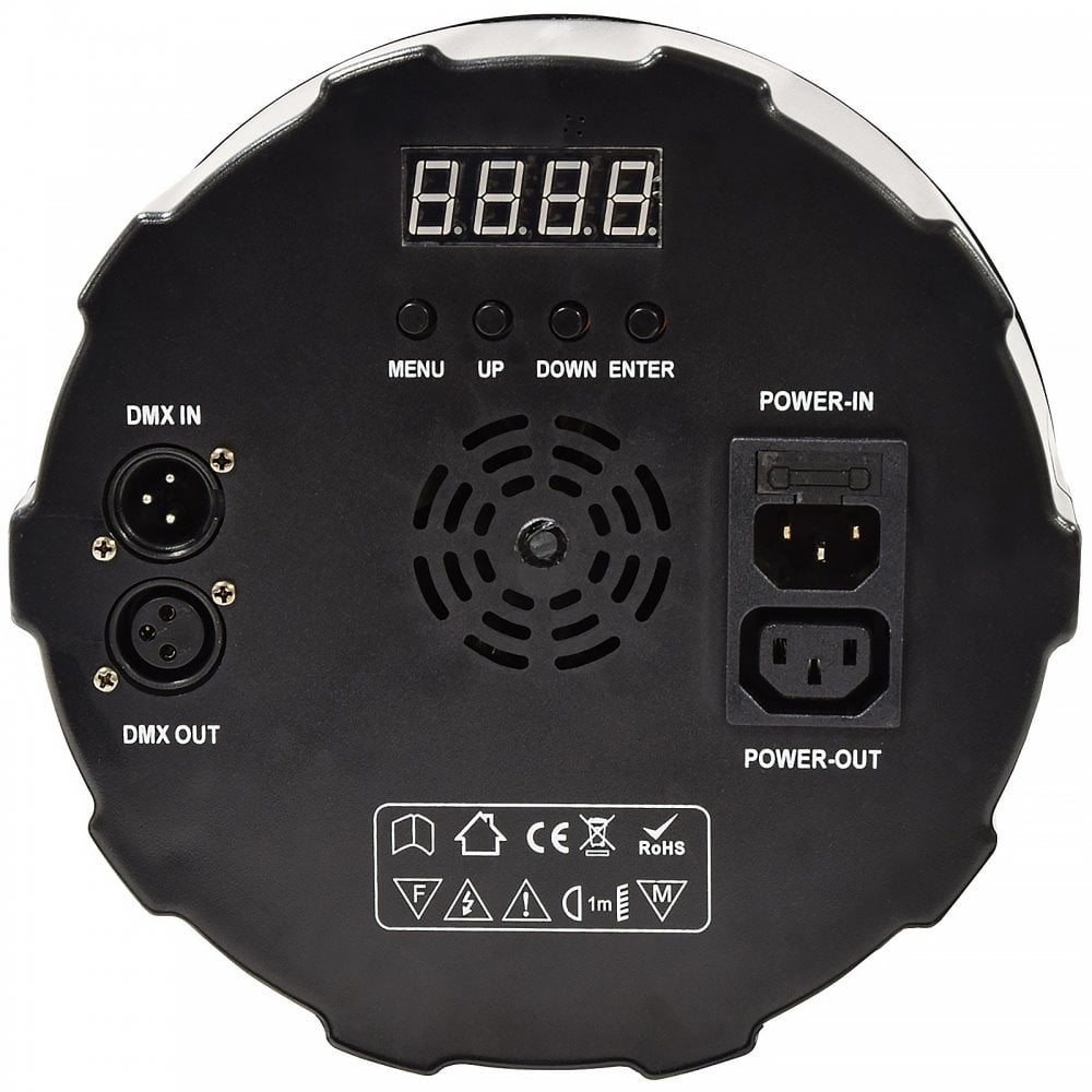 Power Par 6 x 30W Tri-Colour COB LEDs RGB