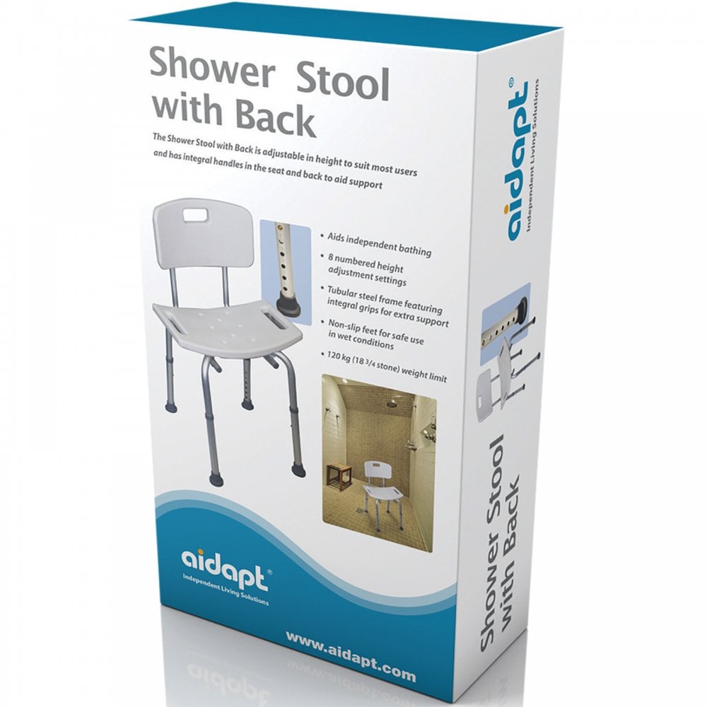 Shower Stool with Back
