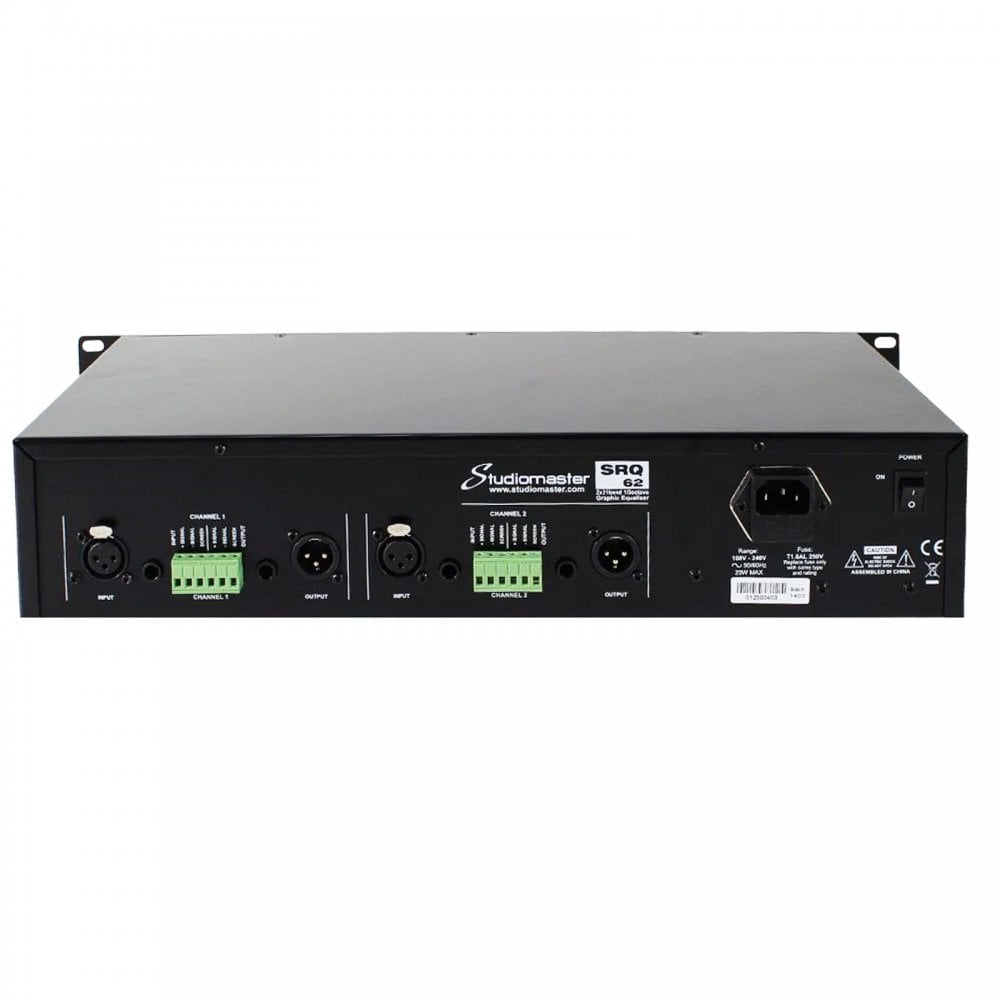 Dual 2 x 30-Band Graphic Equaliser / Equalizer Rack Mountable