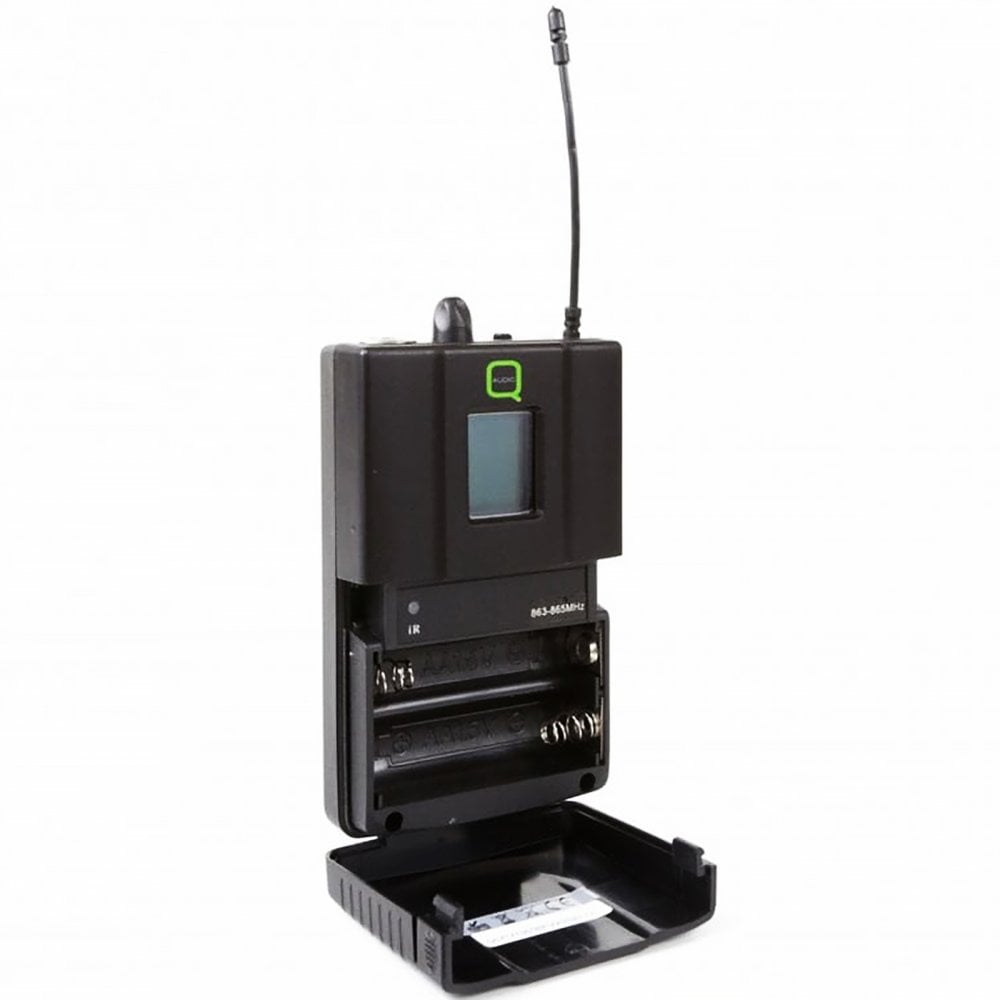 Twin UHF Body Pack Lapel & Headset Wireless Microphones