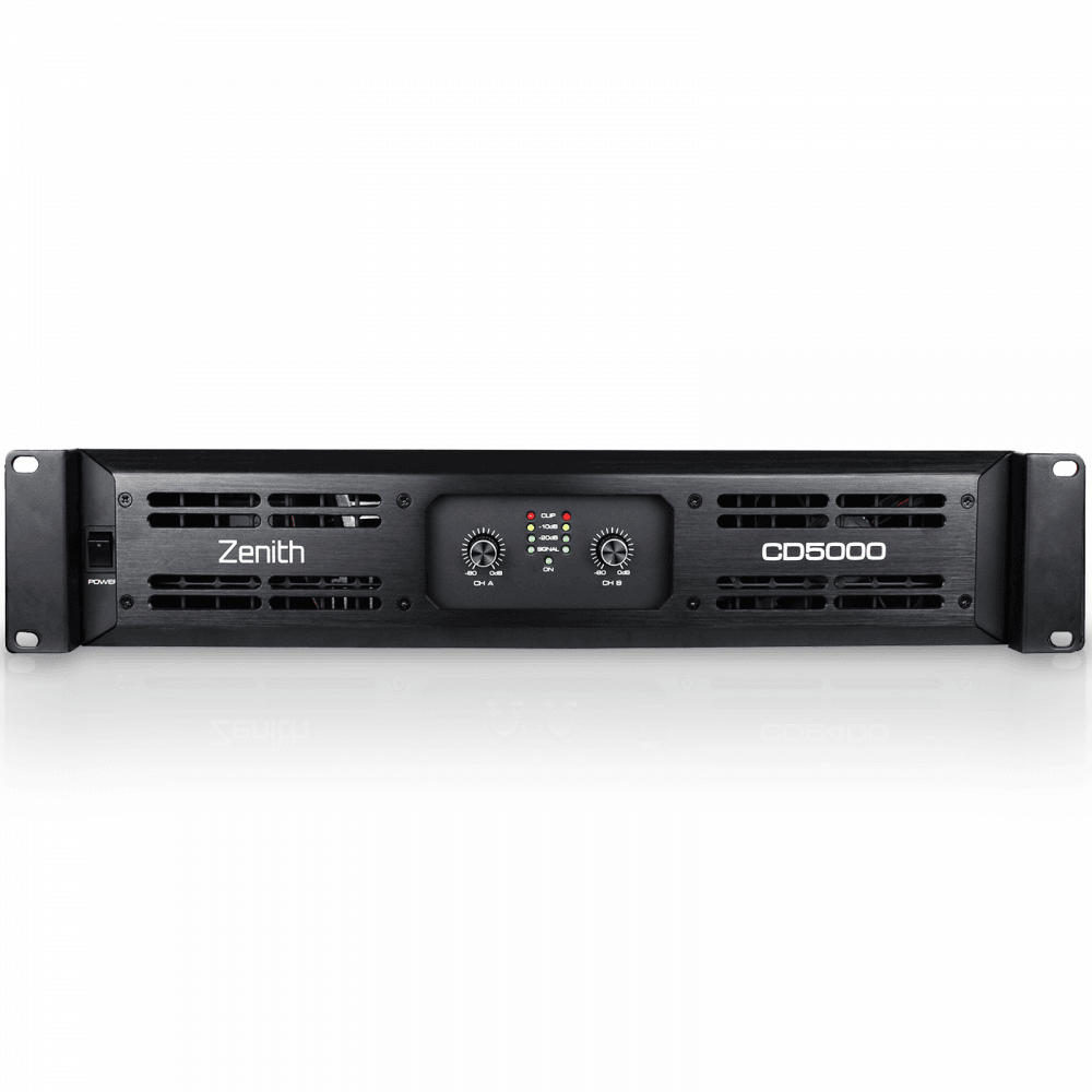 CD5000 2 x 2500Wrms High Output Power Amplifier