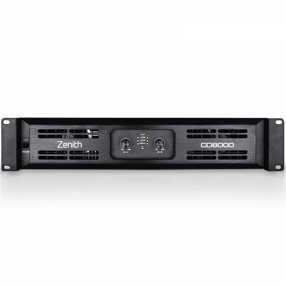 CD8000 2 x 4000Wrms High Output Power Amplifier