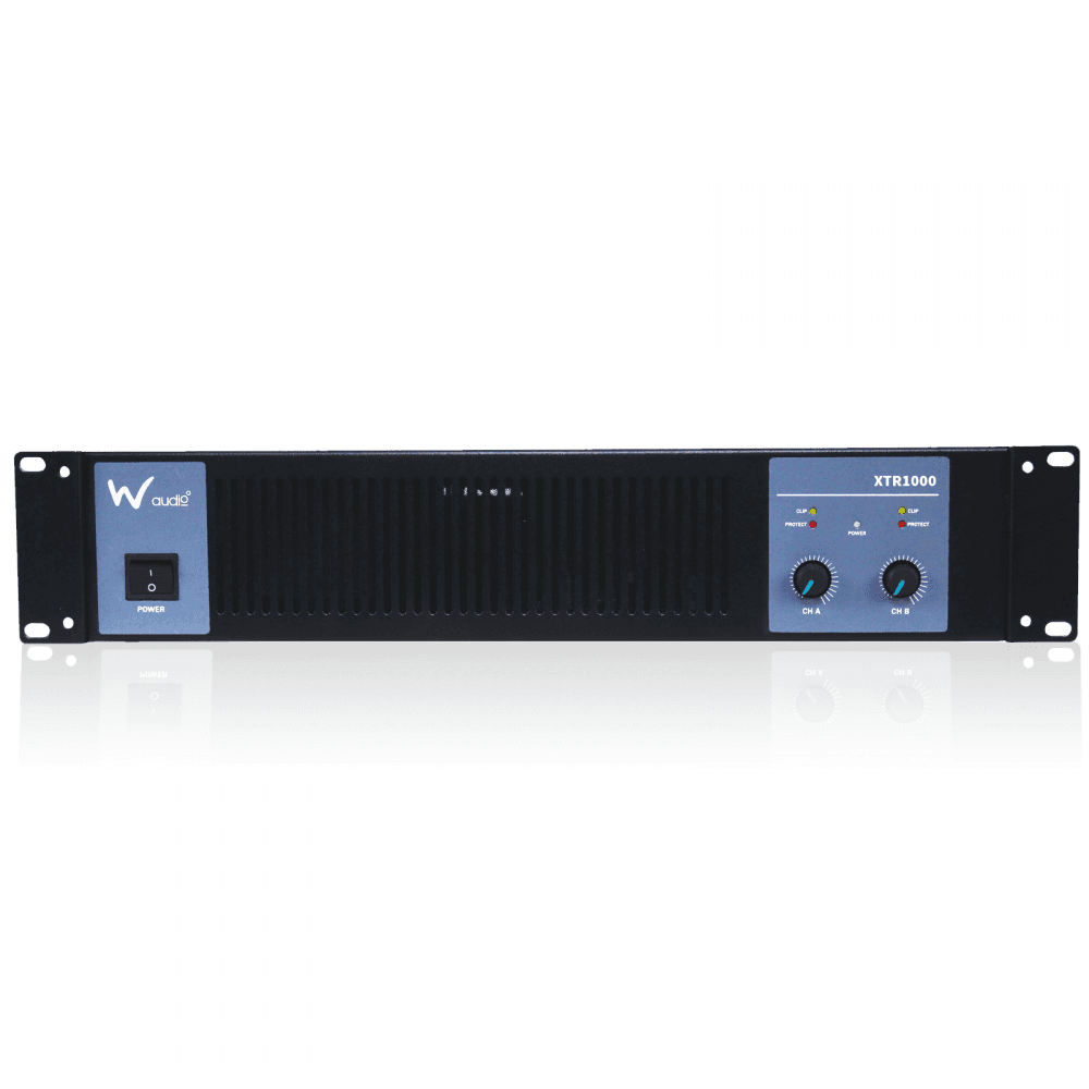 XTR 1000 Stereo Power Amplifier 2x 500W RMS