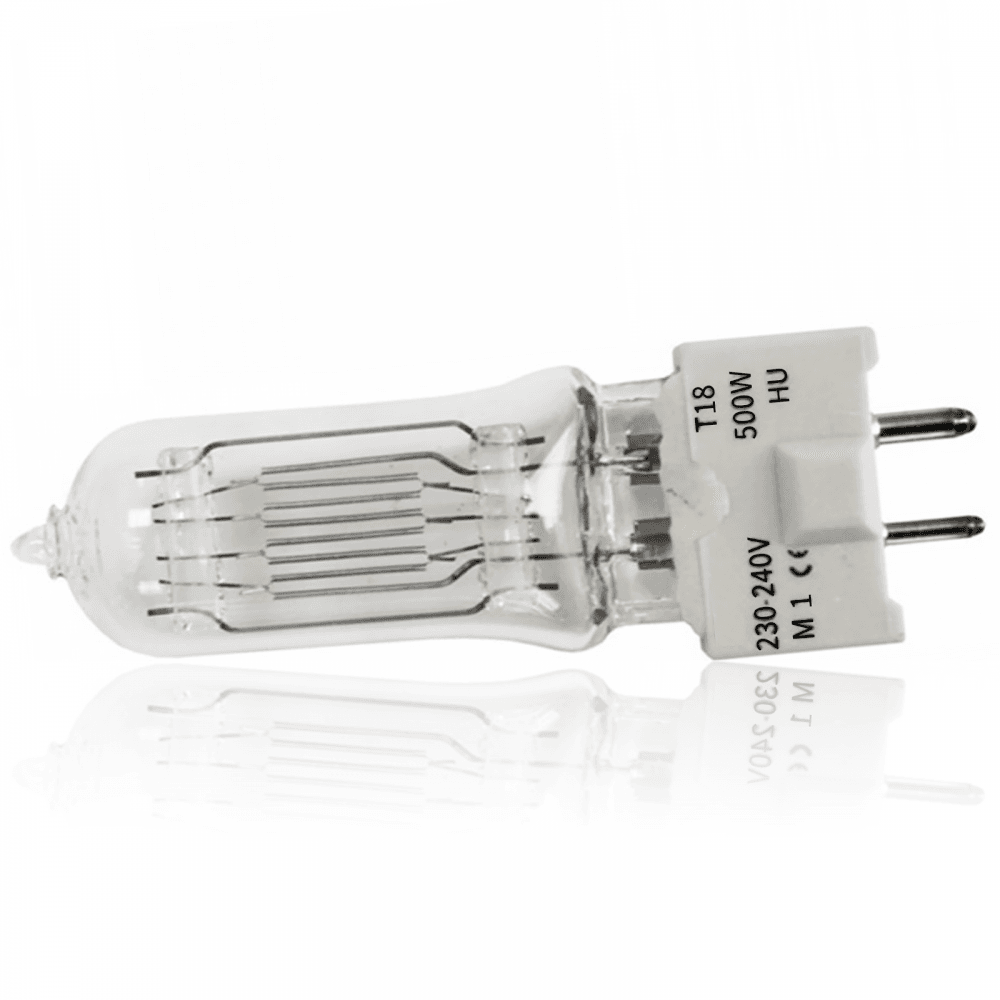 T18 GY9.5 500W Stage Lamp (T25) 88465 Class Theatre Lighting Bulb 230v