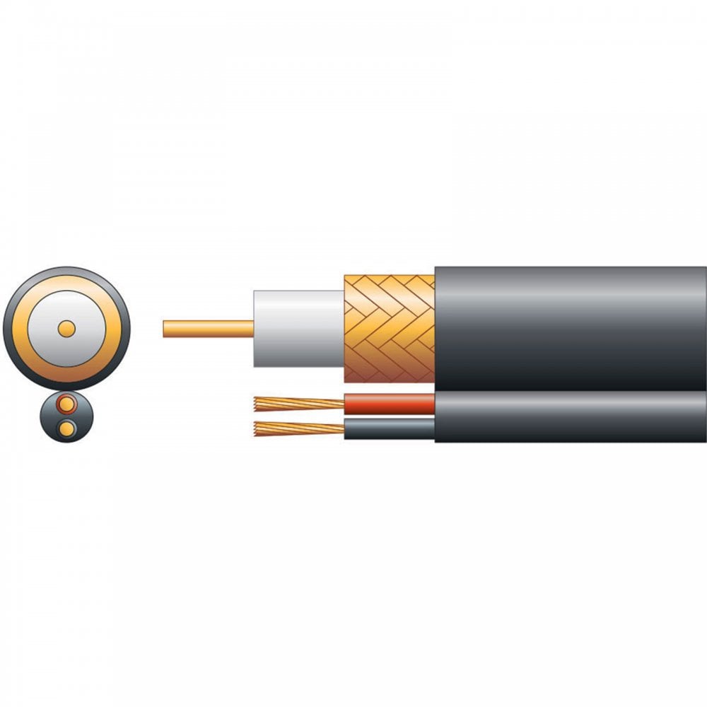 RG59B/U 75 Ohms Shotgun Coaxial Cable - CCA Braid 100M