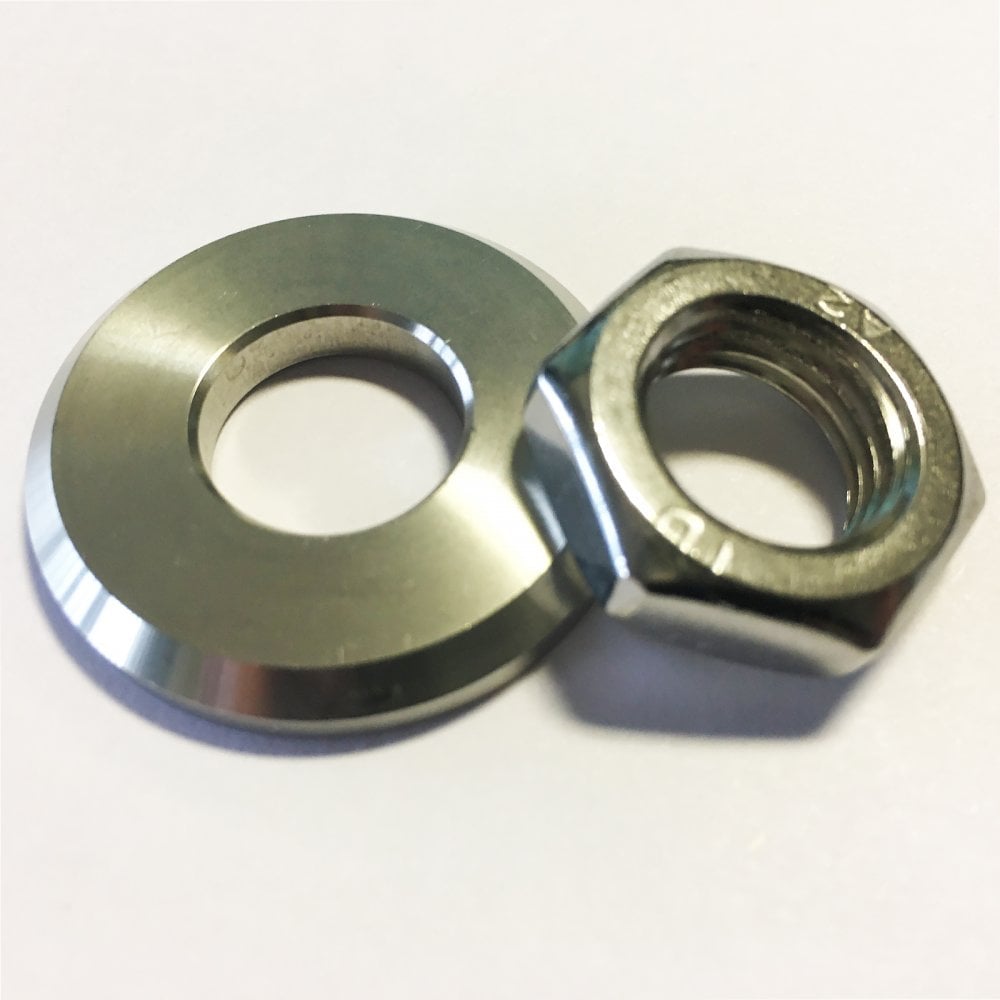 BMW Motorcycle Rear Wheel Spindle Nut & Washer Stainless Steel