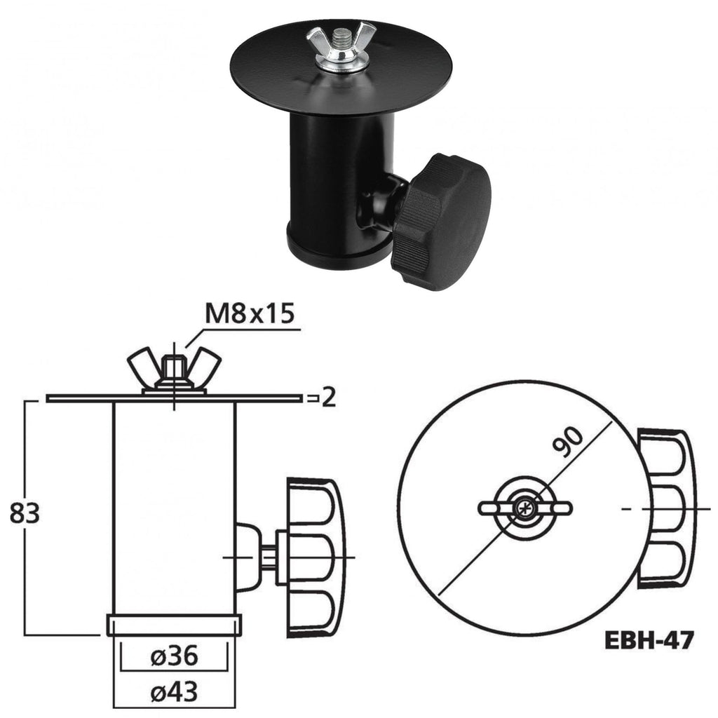 GBOX-2 35mm External Top Hat Lighting Adaptor