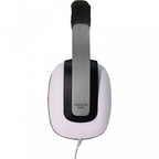Black White Digital Stereo Headphones Luxury Padded