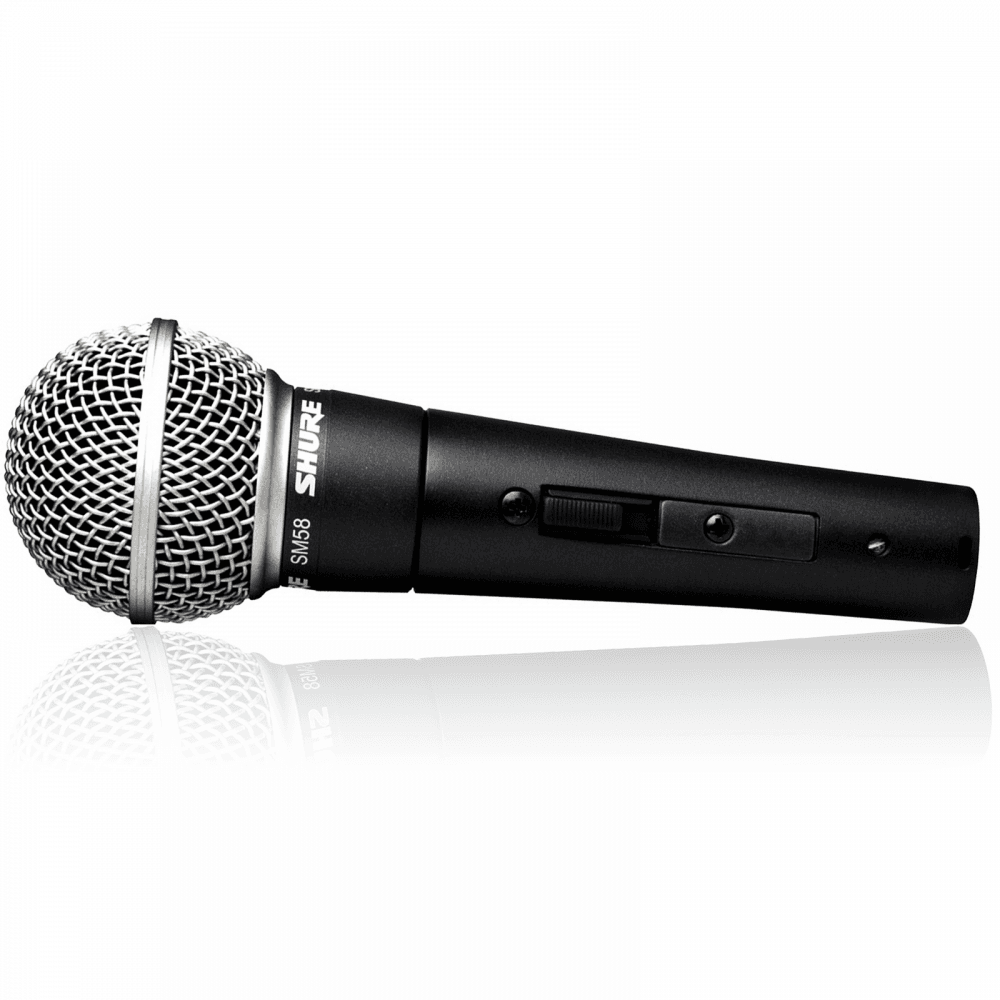 SM58S Switched Dynamic Vocal Microphone Inc Clip and Pouch