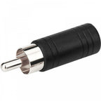 RCA Phono Plug to 3.5mm Mono Jack Socket Adapter