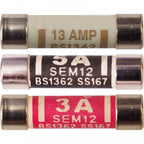 Domestic Mains Fuses Assorted Pack of 10 1" Fuse