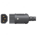 Pair Of Heavy Duty In-line IEC Male Rewireable Plugs