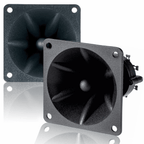 Pair of Square Piezo Horn Tweeters 3 1/4 inch x 3 1/4 inch