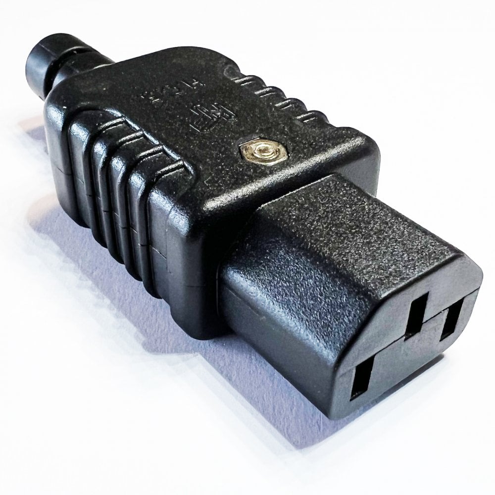 Pair Of Heavy Duty In-line IEC Female Rewireable Sockets