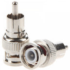 BNC Male To RCA Male Plug Aerial Adapter Converter