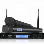 Twin UHF Handheld Radio Microphone System Inc. Case
