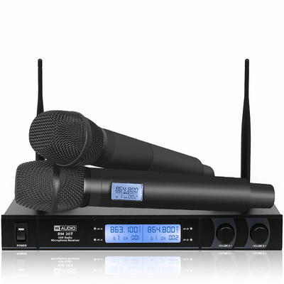 Twin UHF Handheld Radio Microphone System Inc. Case