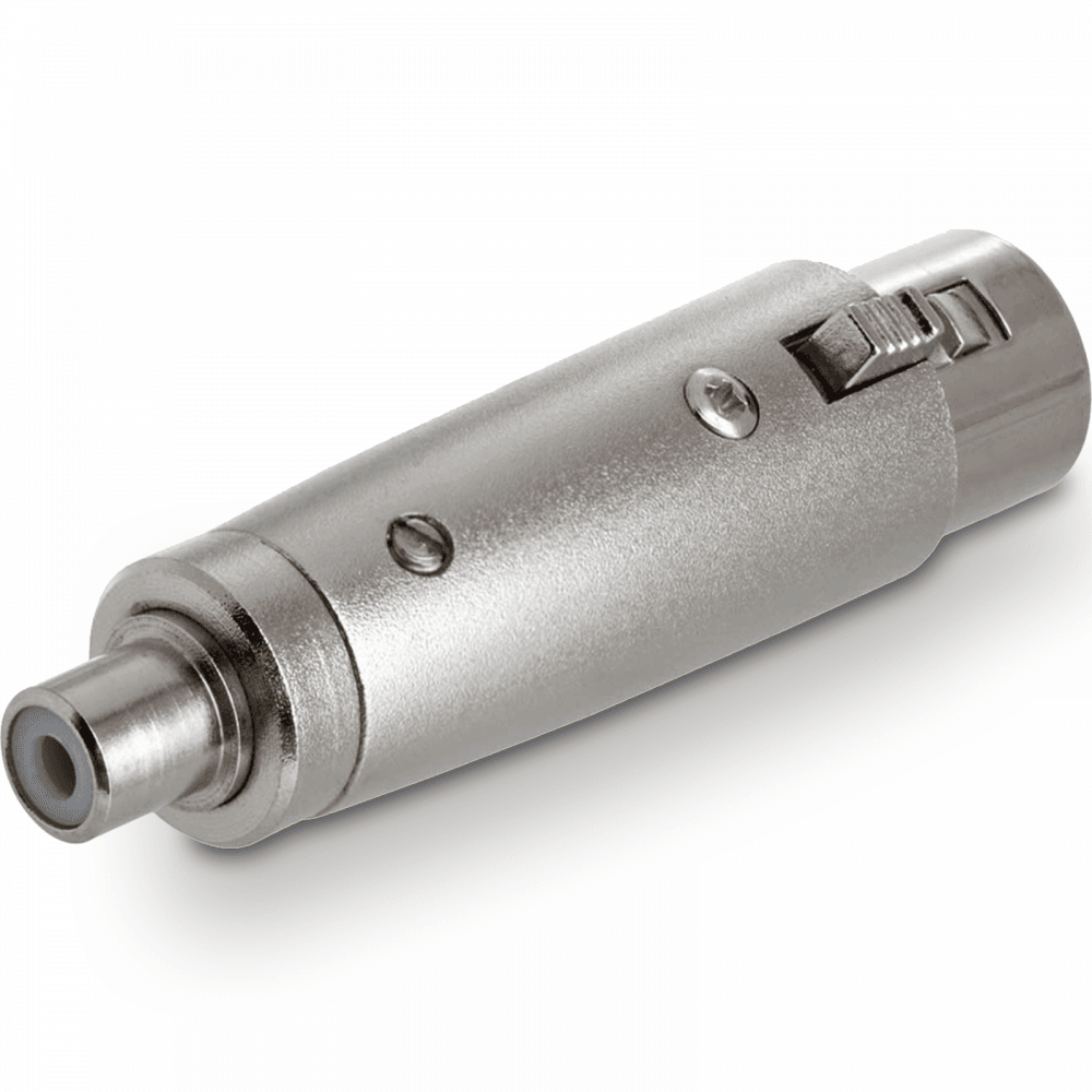 RCA Phono Socket Female to 3 Pin XLR Socket Female Adaptor