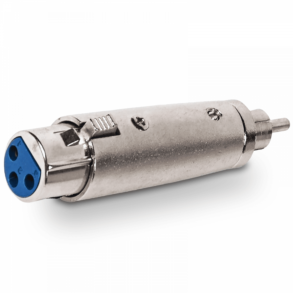 RCA Phono Plug Male to XLR Socket Female Adapter