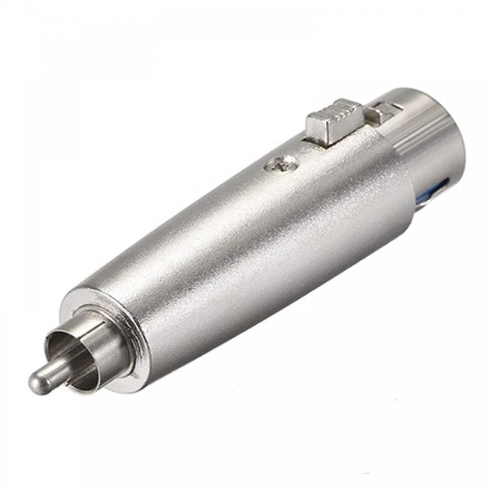 RCA Phono Plug Male to XLR Socket Female Adapter