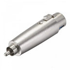 RCA Phono Plug Male to XLR Socket Female Adapter