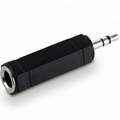 3.5mm Stereo Jack to 6.35mm 1/4" Stereo Socket Adapter