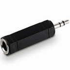 3.5mm Stereo Jack to 6.35mm 1/4" Stereo Socket Adapter