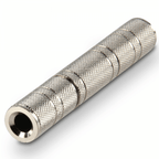 6.35mm Mono Jack Socket to Socket Coupler Adaptor