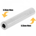 6.35mm Mono Jack Socket to Socket Coupler Adaptor