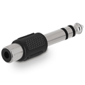 6.35mm Stereo Jack Plug to RCA Phono Socket Adaptor