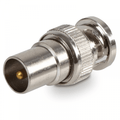 BNC Male Plug To TV Coax Male Aerial Socket Adapter