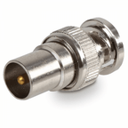 BNC Male Plug To TV Coax Male Aerial Socket Adapter