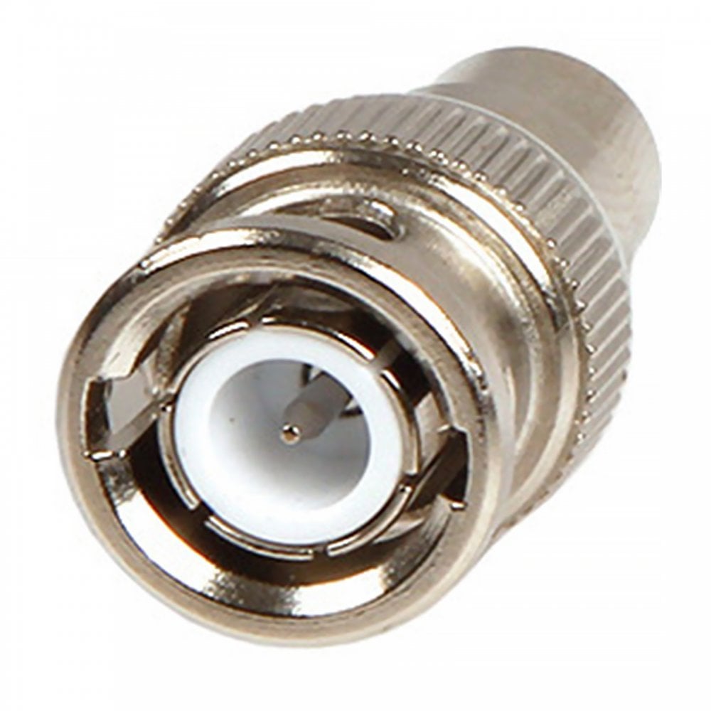 BNC Male Plug To RCA Phono Socket Aerial Adapter
