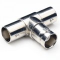 BNC Female To Two Female Socket Aerial Plug T Adapter
