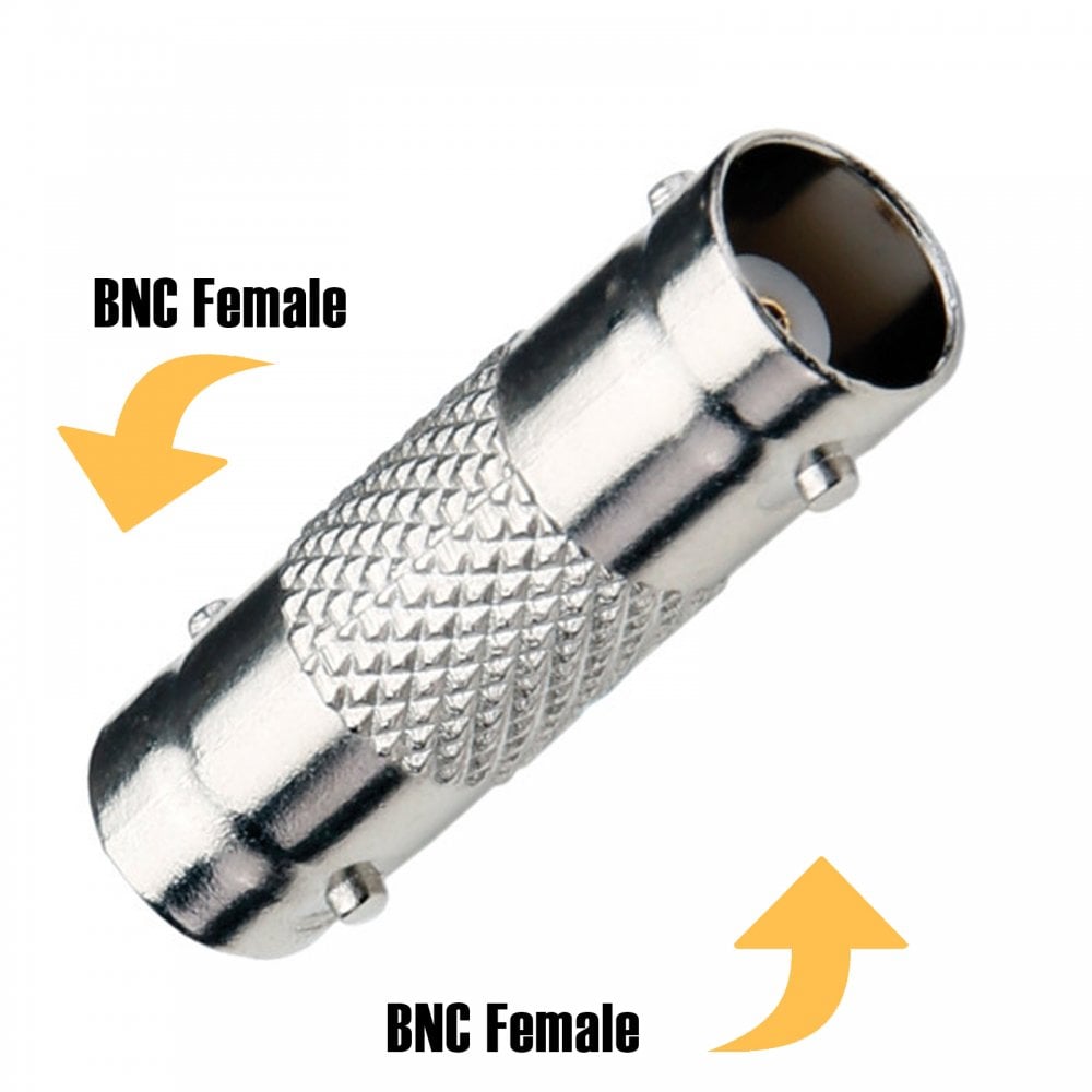 BNC Female to Female Coaxial Straight Coupler Adapter