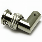 BNC Male Plug To Female Socket Right Angle Adapter