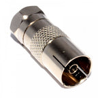 RF Coax Female to F Type Male Plug Coaxial Adapter