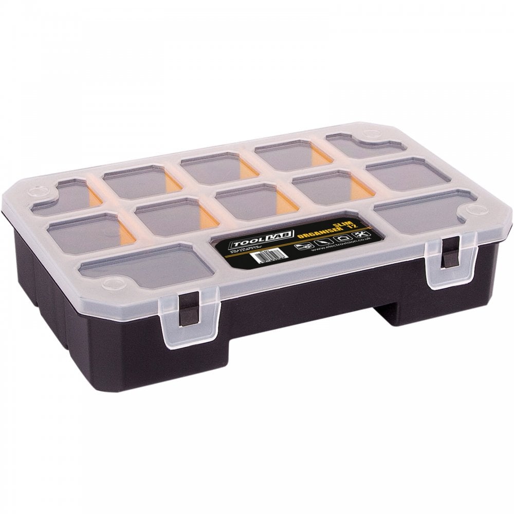 3 x 12 Compartment Boxes with Removable Dividers