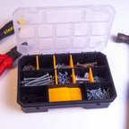 3 x 12 Compartment Boxes with Removable Dividers