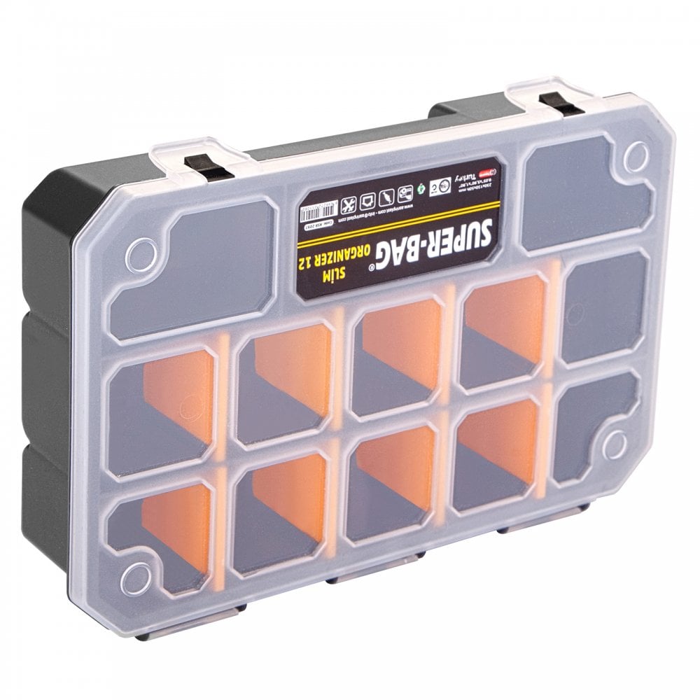 3 x 12 Compartment Boxes with Removable Dividers