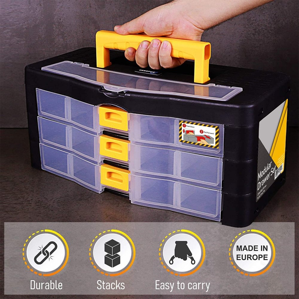 Portable Draw Organiser Storage Cases For Parts Craft