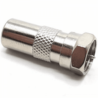 PAL Coax Male to F Type Male Plug Coaxial Adapter