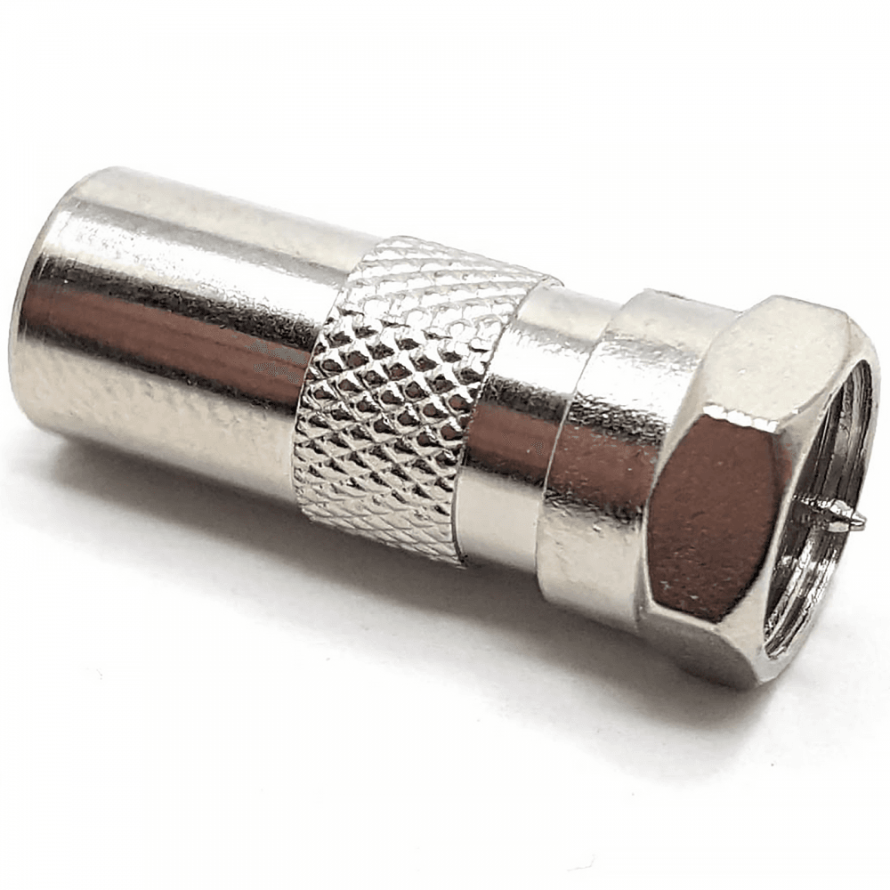 PAL Coax Male to F Type Male Plug Coaxial Adapter