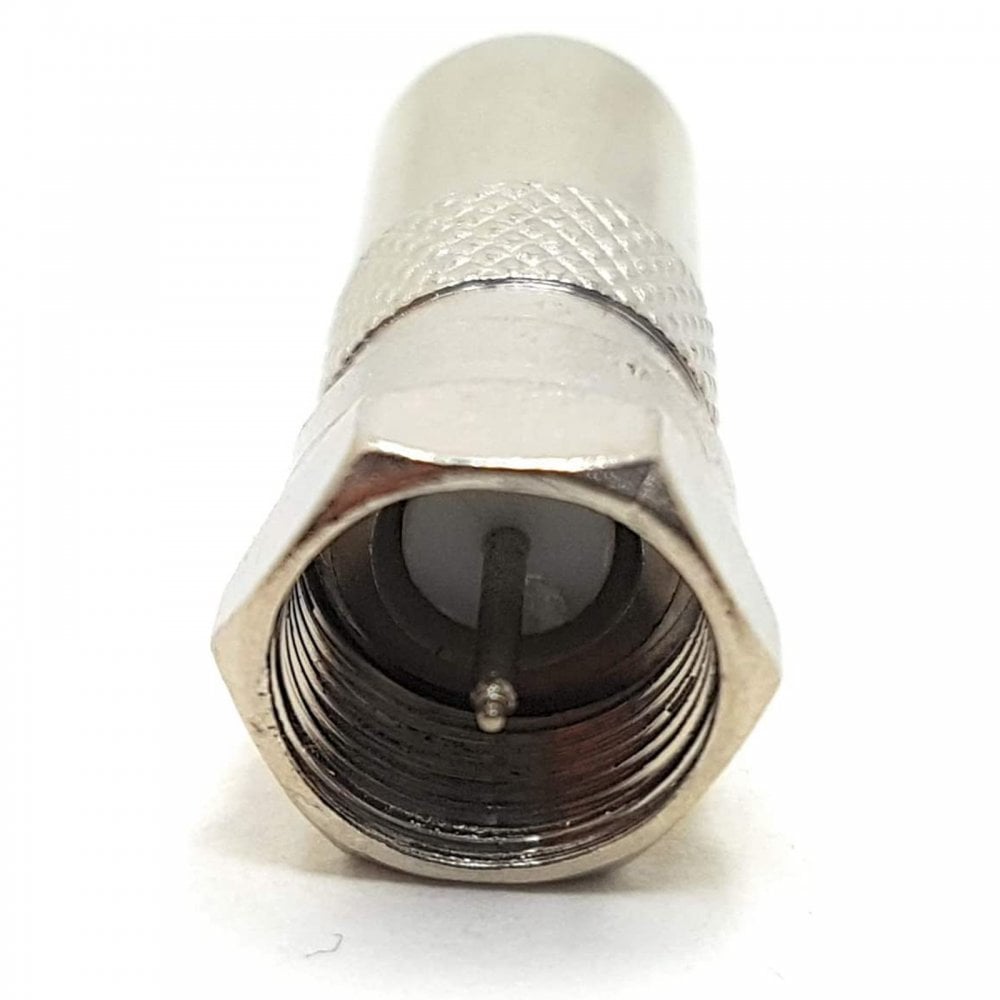 PAL Coax Male to F Type Male Plug Coaxial Adapter