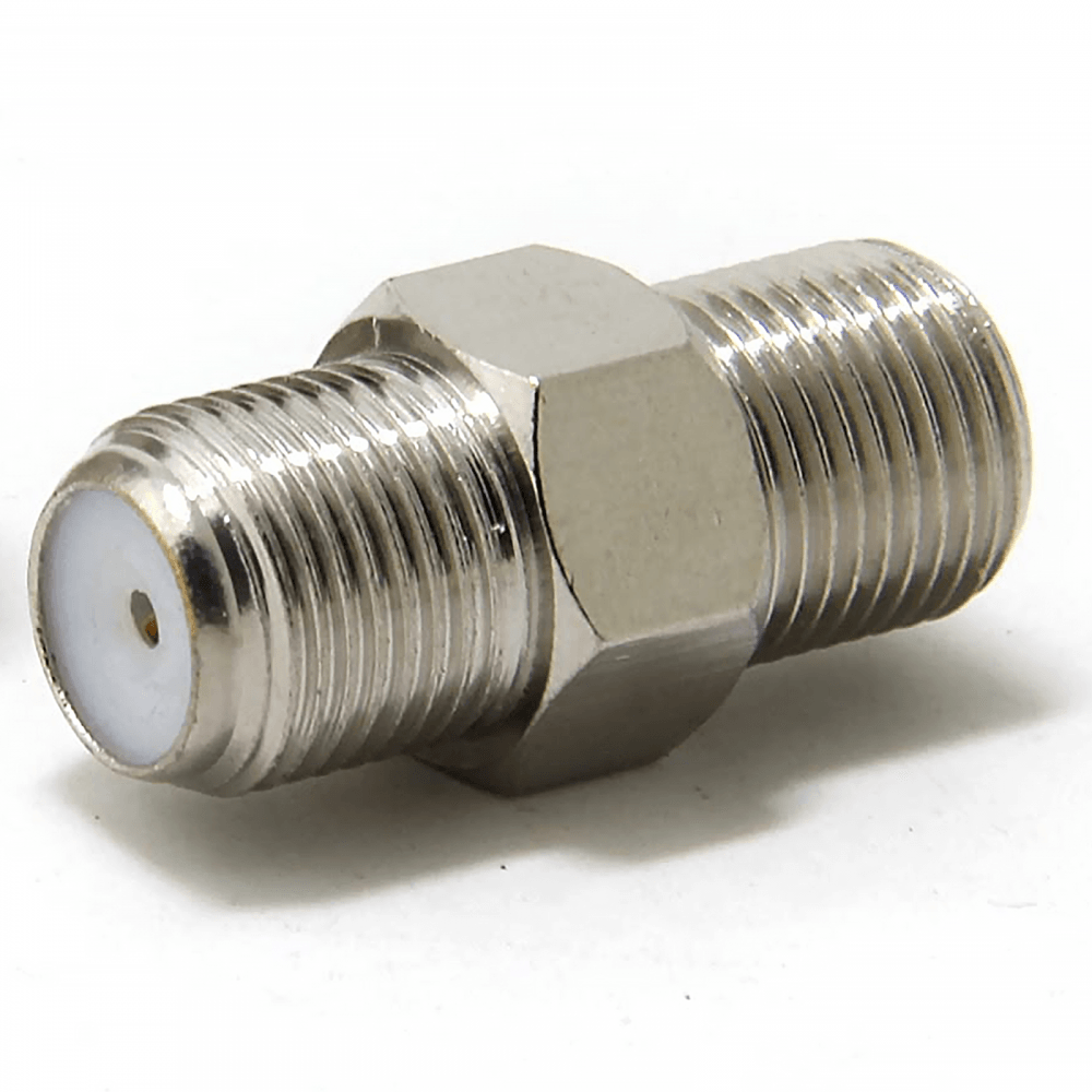 F Type Female to F Type Female Plug Coaxial Adapter