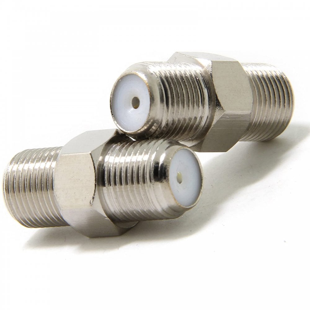 F Type Female to F Type Female Plug Coaxial Adapter