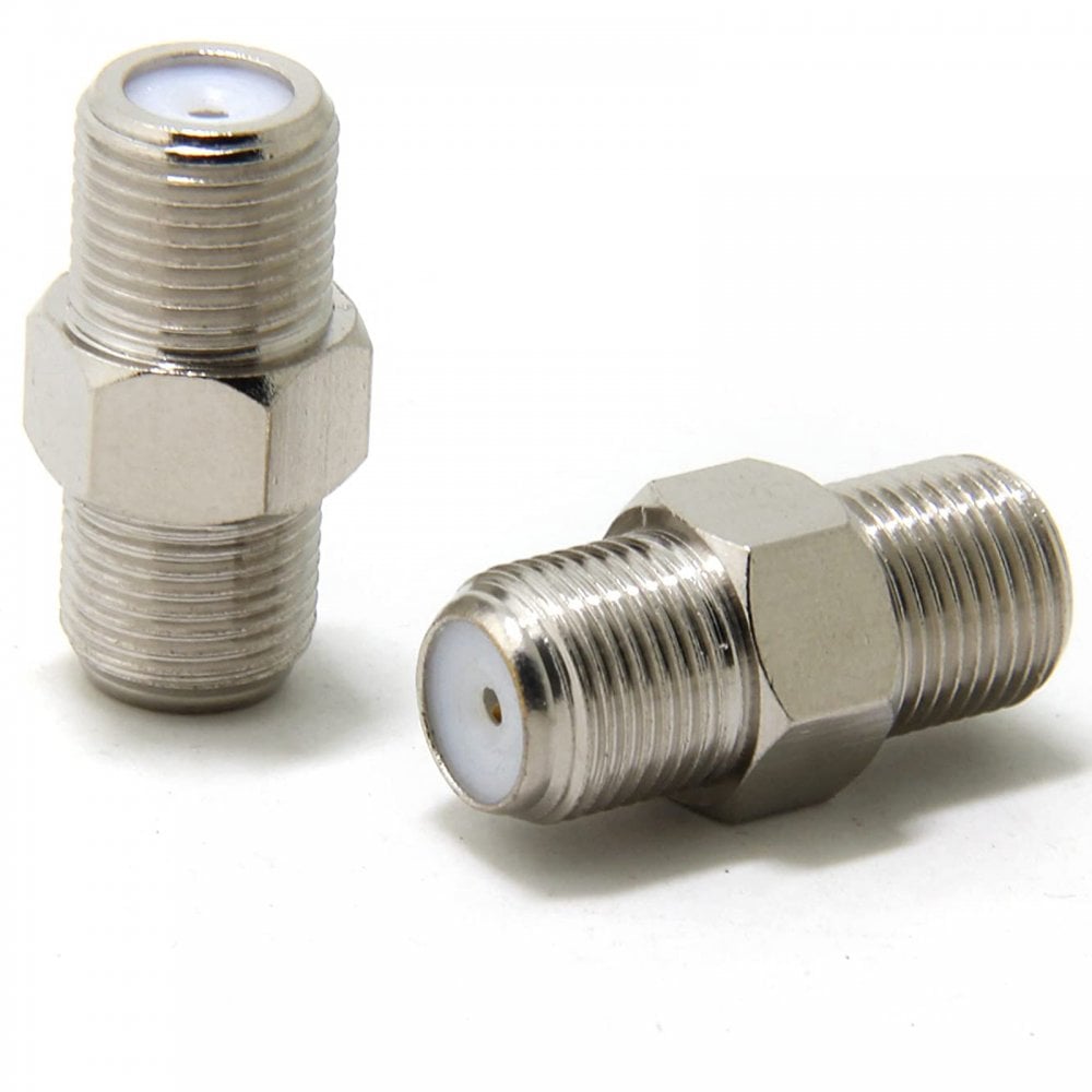 F Type Female to F Type Female Plug Coaxial Adapter